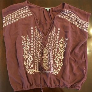 cute plum/ purple top from Charlotte Russe